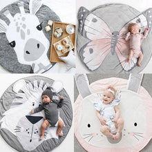 将图片加载到图库查看器,Luxury Mdoern Cartoon Animals Baby Play Mat Foldable Kids Crawling Pad Round Carpet Rug Toys Cotton Children Room Decor Photo Props Carpet For Kids