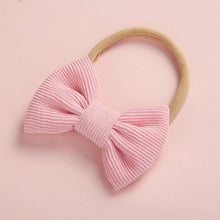 Load image into Gallery viewer, Baby Headband Bow Headbands For Girl Corduroy Head Band Thin Nylon Hairband Newborn Kids Hair Accessories Bow For Kids