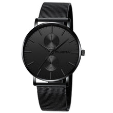 Load image into Gallery viewer, Luxury Unisex Classic Casual Metal Watch Stain Steall Watch Waterproof Watch In Elegant Luxury Modern Style