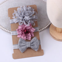 将图片加载到图库查看器,Bow Set Baby Girl Bows Hair Accessories Chiffon Flower Headband Bow knot Party Princess Dress Decoration For Girls Baby and Kids