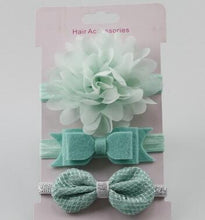 Load image into Gallery viewer, Handmade Vintage Retro Baby Elastic flower Headband Bowknot Hairband Toddler Infants For Baby