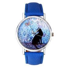 Load image into Gallery viewer, Vintage Cat Watch Fashion Women Leather Quartz-Watch Casual Ladies Wrist Dress Watches Hot New Gift For Women Lady and Girls