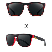 Load image into Gallery viewer, Men Polarized Sunglasses Vintage Anti-UV Driving Driver Black Eyewear Rectangle Shades Men Oculos masculino
