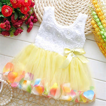 Load image into Gallery viewer, Kids Baby Girls Beautiful Flower Dress Princess Summer Sleeveless Mini Tutu Dress For Modern Baby Girls