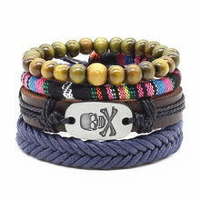Load image into Gallery viewer, Handmade Modern Fashion New Luxury Wood Bead Charm Amazing Premium Leather Elegant Bracelet For Women
