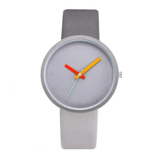 将图片加载到图库查看器,Modern Women Watch Gray Contrast Quartz Watch For Watch Lovers Unisex Casual Modern Style