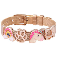 将图片加载到图库查看器,Fashion Stainless Steel Woman and Men Bracelet Mesh Bracelet Set Crystal Heart Anchor Charm Fine Bracelet Bangle For Female Lover