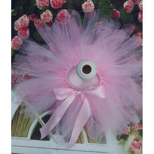 将图片加载到图库查看器,Luxury Modern Elegant Baby Girl Tulle Tutu Skirt and Flower Headband Set Newborn Dress With Big Bow And With Headband