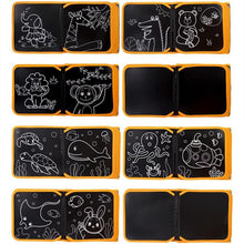 Load image into Gallery viewer, Modern Popular Kids Baby Education Skill Book Drawing Board Book Animal Coloring Book Blackboard Painting For Kids