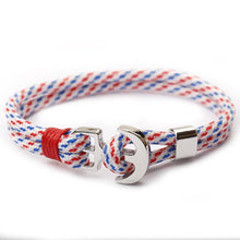 Load image into Gallery viewer, Luxury Modern Handamde Multilayer Anchor Bracelets Charm Survival Rope Chain Fashion Jewelry Bracelet For Men and Women