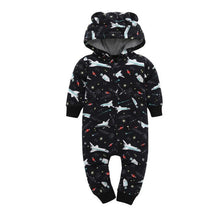 Load image into Gallery viewer, Modern Infant Baby Rompers Coral Fleece Animal Overall Baby Halloween Xmas Costume Clothes Baby jumpsuit Romper For Kids