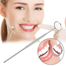 Load image into Gallery viewer, Dental Mouth Mirror Multifunction Checking The Inside of The Oral Cavity Stainless Steel Handle Tool Detachable Mirror Head
