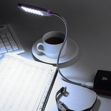 Load image into Gallery viewer, STEVVEX LED Reading Flexibile Lamp LED USB Book light Ultra Bright Flexible 4 Colors for Laptop Notebook and PC Computer