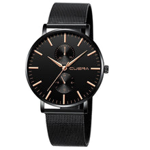 Load image into Gallery viewer, Luxury Unisex Classic Casual Metal Watch Stain Steall Watch Waterproof Watch In Elegant Luxury Modern Style