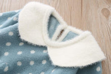 Load image into Gallery viewer, New Baby Winter Knitted Clothes Infant Toddler Tops Shirts For Baby Girls Retro Dress Design