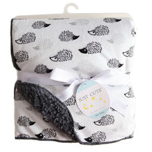 Load image into Gallery viewer, Baby Blankets New Layer Coral Fleece Infant Swaddle Wrap Owl Printed Newborn Baby Bedding Blanket