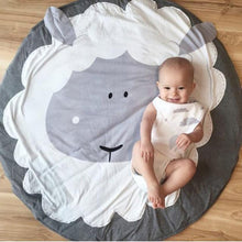 将图片加载到图库查看器,Modern Luxury Animal Carpet For Baby Play Mats Wewborn Infant Soft Sleeping Mat Cotton Rabbit Lion Raccoon Swan Pegasus Koala Cat Bear Carpet For Kids