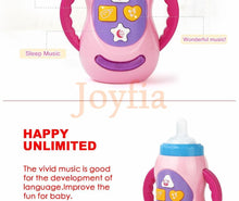 将图片加载到图库查看器,Baby Simulation Milk Bottle Toy LED Flashing Baby Bottle With Sound and Light Toys For Baby