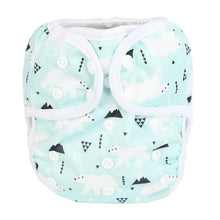 Load image into Gallery viewer, One Size Baby Cloth Diaper Cover Nappy Waterproof Double Gusset Design Adjustable Diapers For Babies
