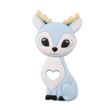 Load image into Gallery viewer, Silicone Teethers Food Grade Tiny Rod Teething Baby Shower Gifts Cartoon Animals Teether Let's Make 1pc