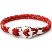 Load image into Gallery viewer, Amazing Multilayer Anchor Bracelets Charm Survival Rope Chain Fashion Jewelry Bracelet Men For Women Best Gift