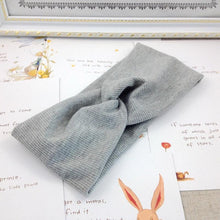 Load image into Gallery viewer, Modern Baby Girl Headband Autumn Winter Twist Knot Hair Band Knit Cotton Elastic Headbands Turban