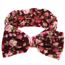 Load image into Gallery viewer, Luxury Modern Headbands Turban Head Wrap Hair Accessories Ear Printing Flowers Headwear New Bow For Kids