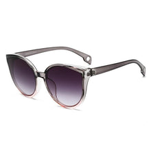 将图片加载到图库查看器,Luxury Modern Elegant Lady Sunglasses WIth Cat Eye Women Eyewear Plastic Frame Clear Lens With UV400 Protection