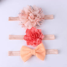 将图片加载到图库查看器,Bow Set Baby Girl Bows Hair Accessories Chiffon Flower Headband Bow knot Party Princess Dress Decoration For Girls Baby and Kids