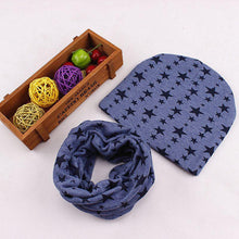 Load image into Gallery viewer, Modern Children Hat Scarf Set Camouflage Print Cotton Baby Beanie Collar for Baby Boy/Girl Cap Kids Warm Hats Scarves Design