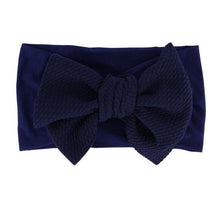 将图片加载到图库查看器,Baby Accessories Infant Baby Girl Cute Bow Headband Newborn Solid Headwear Headdress Nylon Elastic Hair Band Bow For Girls