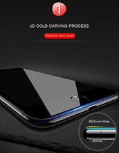 Load image into Gallery viewer, 5D Curved 9H Tempered Glass For iPhone X XR XS 11 12 13 14 Pro Max 6 6S 7 8 Plus SE Mini Full Cover Screen Protector Film 9H Hardness Bubble Free Easy Installation Screen Protective Film