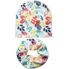将图片加载到图库查看器,Modern Cartoon Cotton Baby Hat Winter Baby Girls Hat Newborn Boys Hats Kids Cap Scarf Set Children Beanies For Kids With Scarf