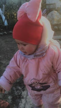 将图片加载到图库查看器,Modern Luxury Toddler Kids Children's Hat Cap With Dots Baby Cotton Colorful Big Large Bow And Scarf fork Kids