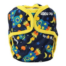 Load image into Gallery viewer, Baby Girl Pink One Size Cloth Diaper Cover Comfortable Nappy With Double Gusset Cartoon Designs Baby Boys Diapers