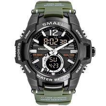 Load image into Gallery viewer, New Modern Luxury Sport Watch For Men Fashion Casual Alarm Clock 50M Waterproof In Military Chrono Dual Display Style Wristwatches Relogio Masculino