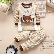 Load image into Gallery viewer, Baby Boy Clothes Cotton Clothing Sets Cartoon Long-sleeved T-shirt Pants Infant Clothes 2pcs Ste For Boys and Girls Kids