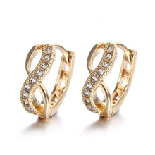 将图片加载到图库查看器,Small Hoop Earrings For Women Rose Gold Plated Earring AAA Zirconia Women's Jewelry Best Gifts Bijoux Jewelry E053