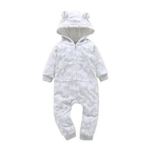 Load image into Gallery viewer, Modern Colorful Interesting Newborn Baby Unisex Warm Clothing Long Sleeved Cotton Romper For Kids