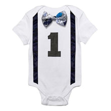 Load image into Gallery viewer, Baby Clothing Bow Body Rompers Clothing Newborn Baby Clothes Jumpsuit for Baby Boys and Girls For Birthday Party
