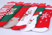 将图片加载到图库查看器,Modern Cotton Baby Socks Christmas Design Baby Girls Socks Cartoon Casual Baby Children's Christmas Socks For Kids