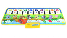 将图片加载到图库查看器,Animals Musical Mat Carpet with 10 Keys Record Function Animal Sounds Play Touch Piano Educational Toys For Kids