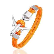 Load image into Gallery viewer, Modern NEW Planes Bracelets For Men and Women In Elegant Charm Chain Paracord Bracelet Metal Airplane Hooks Summer Style