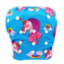 Load image into Gallery viewer, Baby Swimming Waterproof Adjustable Reusable Washable Cloth Pool Pant Diaper Cover