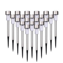 Load image into Gallery viewer, Garden Premium LED Solar Luxury Stainless Steel Lights For Yard Pathway Walkway More Pieces Outdoor