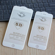 将图片加载到图库查看器,5D Screen Protector for iPhone6 6S 7 8 Plus X Edge Full Cover Film for iPhone 14 13 12 mini 11 Pro Max XR XS Tempered Glass Film Curved Edge Full Glue Screen Protector For iPhone