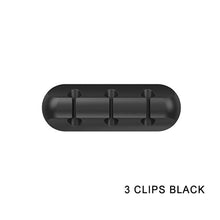 将图片加载到图库查看器,Cable Holder Silicone Cable Organizer Flexible USB Management Clips Holder For Mouse Keyboard Earphone Headset