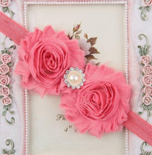 Load image into Gallery viewer, Handmade Flower Newborn Headwear Head Wrap Band Hairband Gift Toddlers For Baby Girls