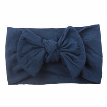 Load image into Gallery viewer, Modern Bowknot Baby Headband Elastic Turban Baby Girl Headbands Baby Girls Bow