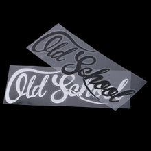 Load image into Gallery viewer, 19x7CM OLD SCHOOL Vinyl Custom Classic Car Styling Decal Sticker Car Accessories